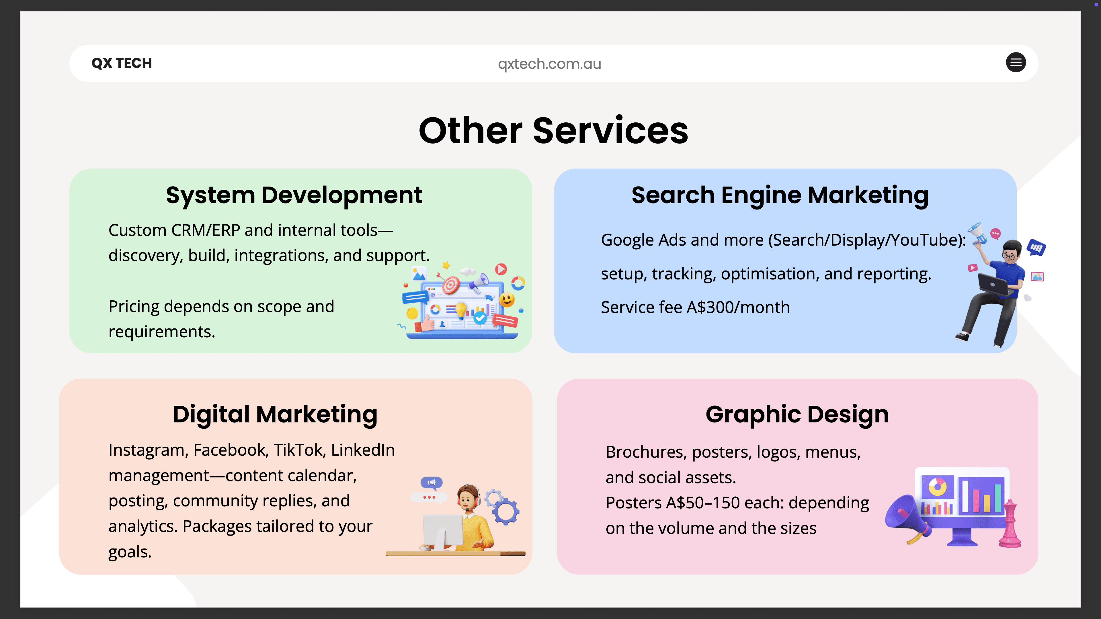 其他服務 - CRM ERP系統開發、Google廣告、數位行銷